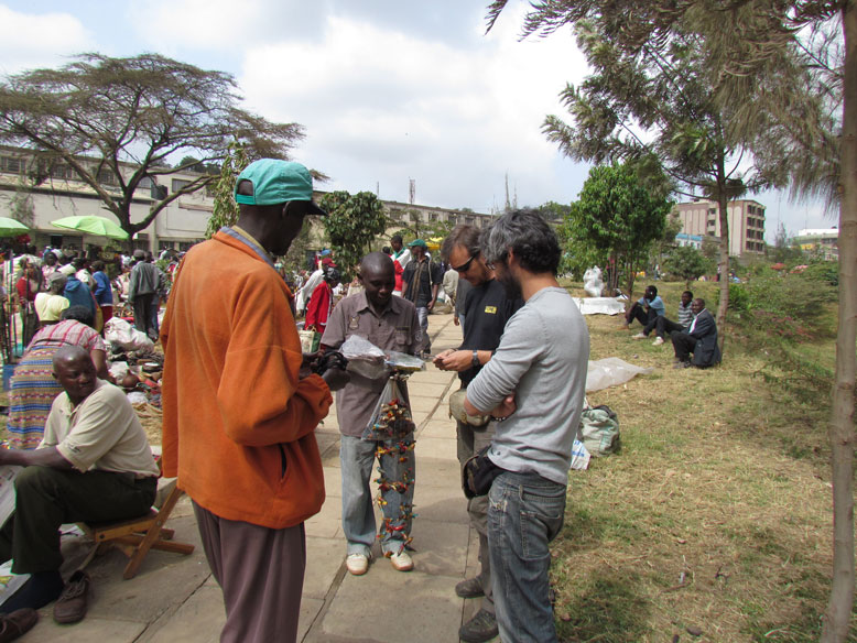 mercado masai, centro de Nairobi